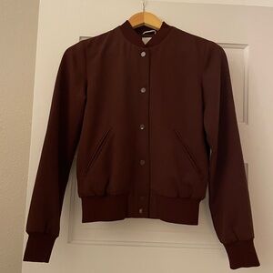 Aritzia Wilfred Poussin Bomber in Truffle, size XS
